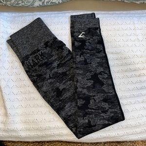 Gymshark camo leggings xs